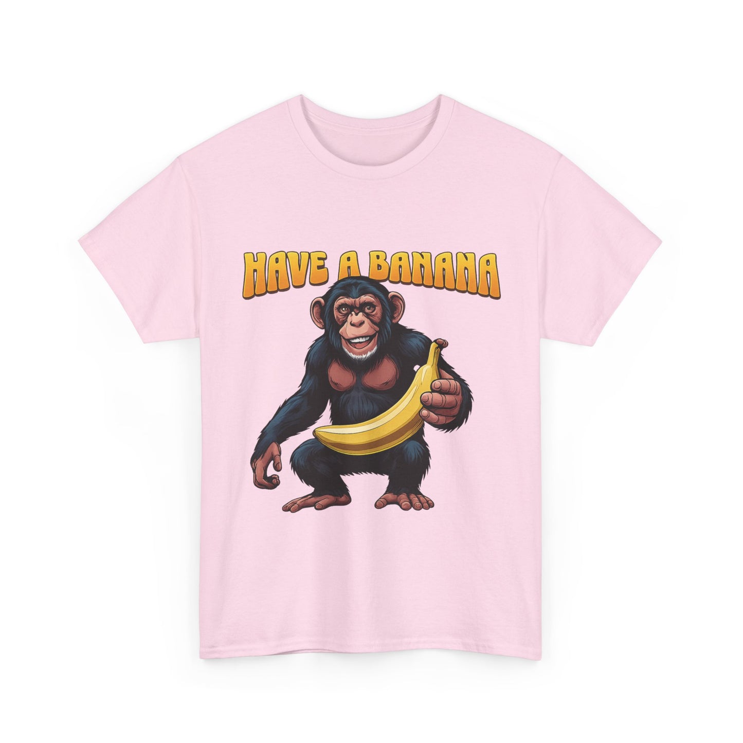 Have a Banana and Stress Less Unisex Heavy Cotton T-shirt