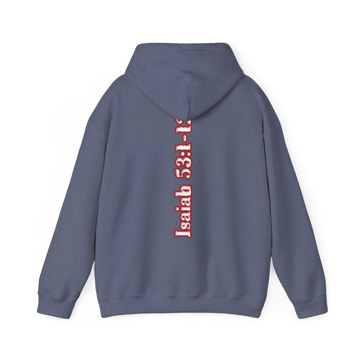 Isaiah 53:1-12 Cross Unisex Heavy Blend Hoodie
