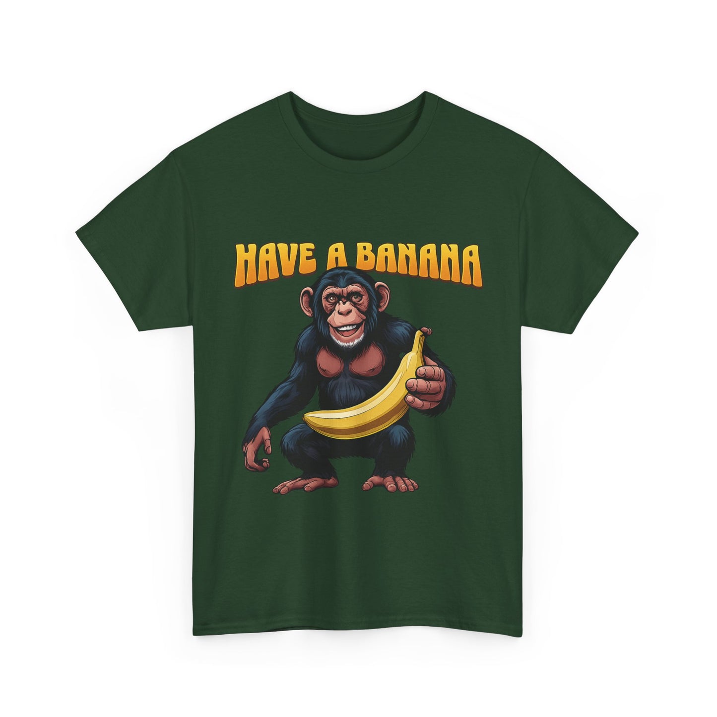 Have a Banana and Stress Less Unisex Heavy Cotton T-shirt