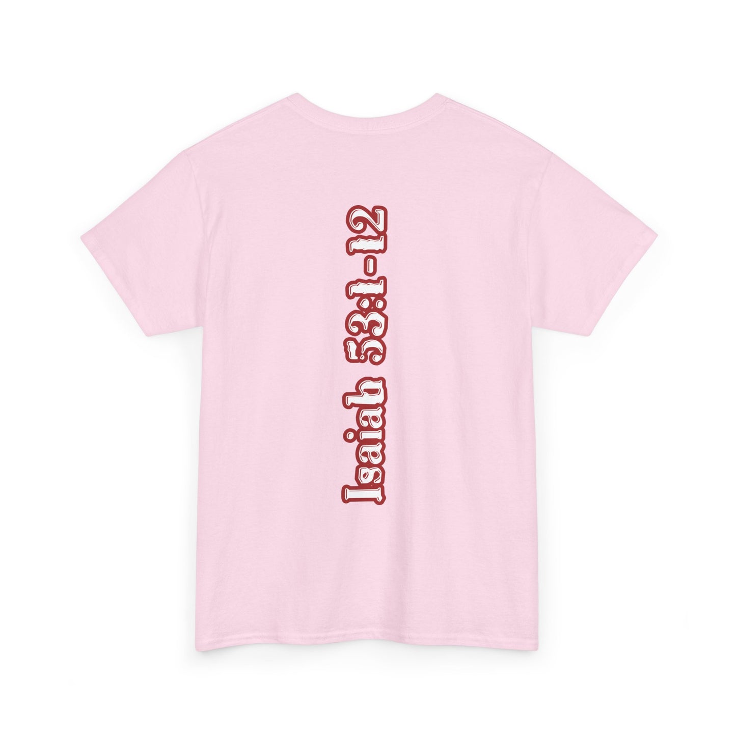 Isaiah 53:1-12 Cross Unisex Heavy Cotton Shirt