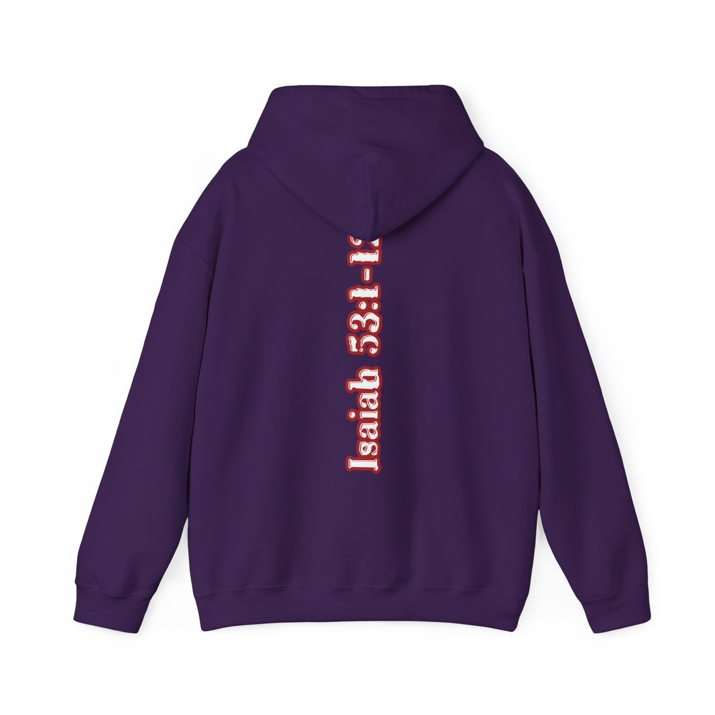 Isaiah 53:1-12 Cross Unisex Heavy Blend Hoodie