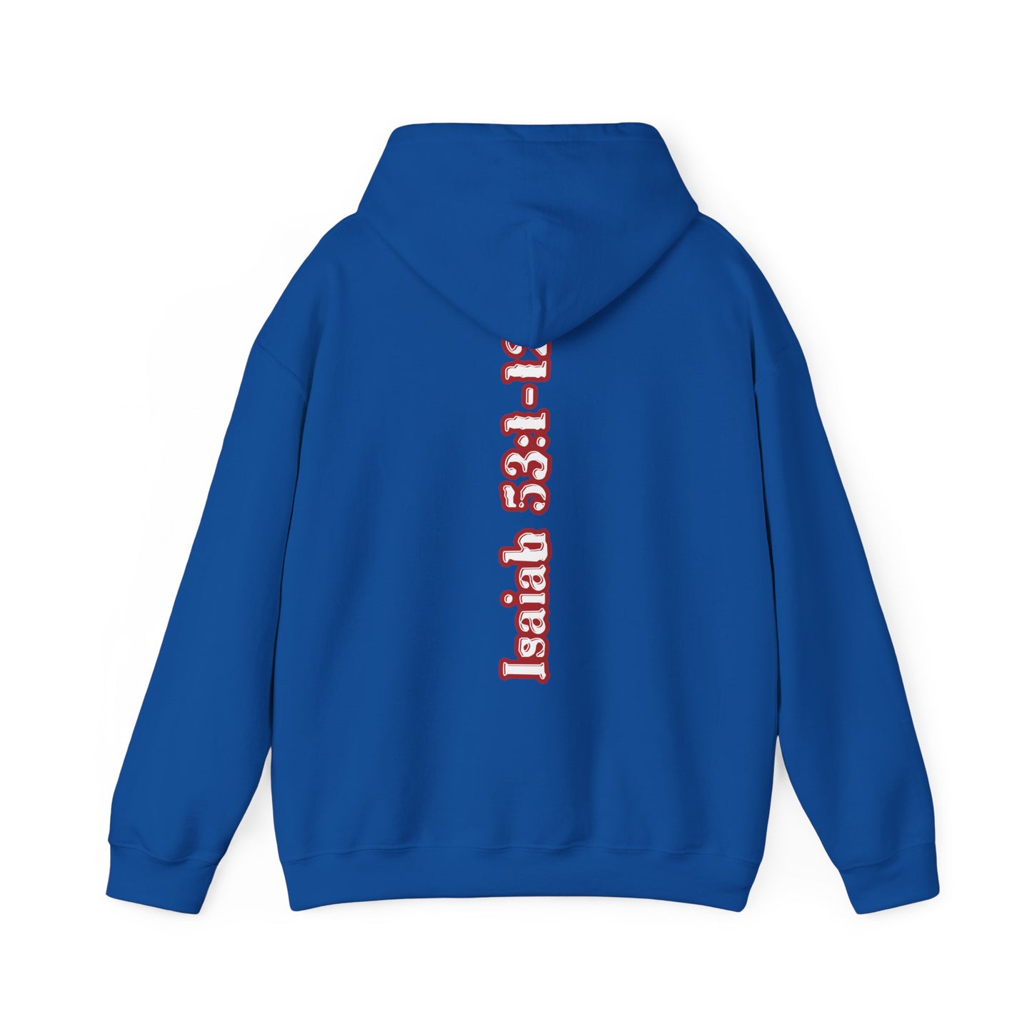 Isaiah 53:1-12 Cross Unisex Heavy Blend Hoodie