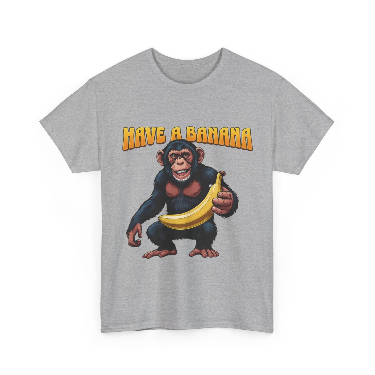 Have a Banana and Stress Less Unisex Heavy Cotton T-shirt