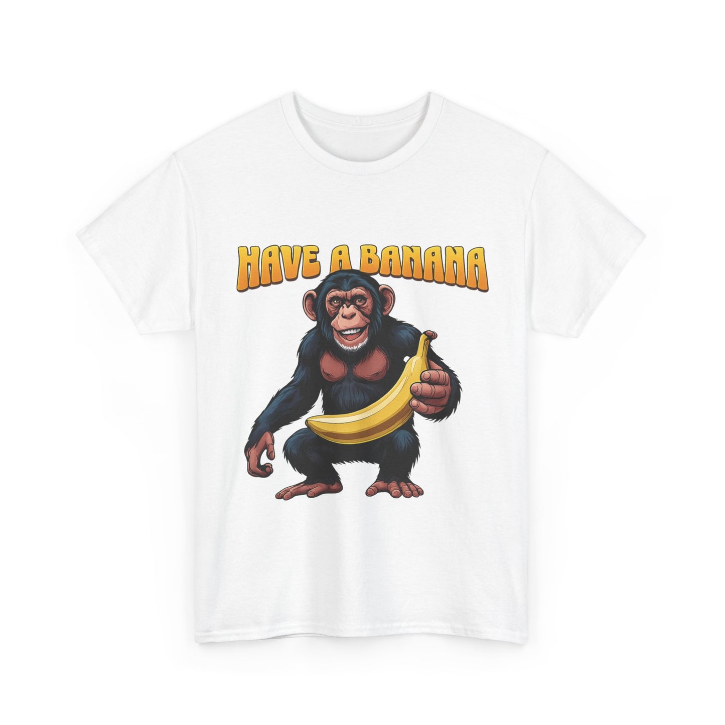 Have a Banana and Stress Less Unisex Heavy Cotton T-shirt