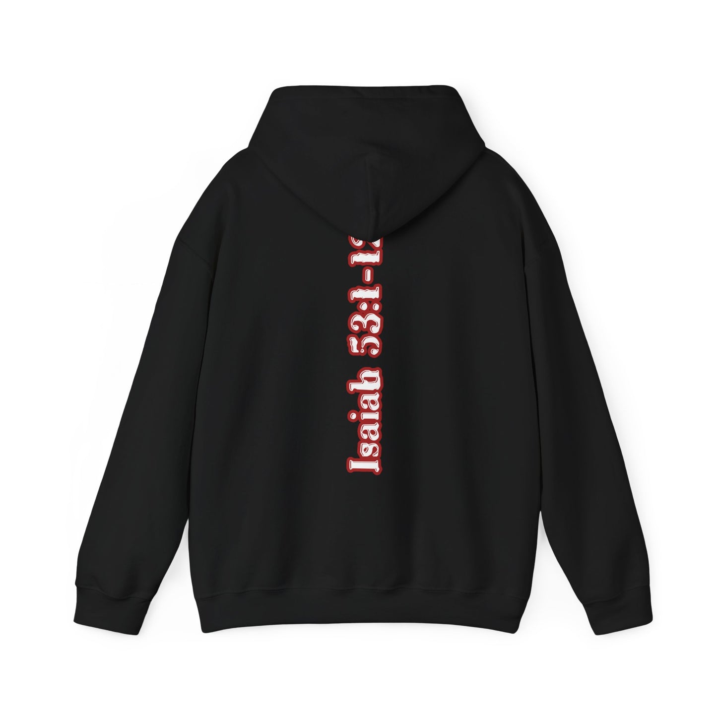 Isaiah 53:1-12 Cross Unisex Heavy Blend Hoodie