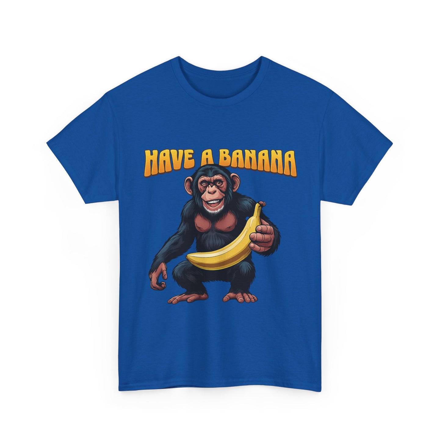 Have a Banana and Stress Less Unisex Heavy Cotton T-shirt