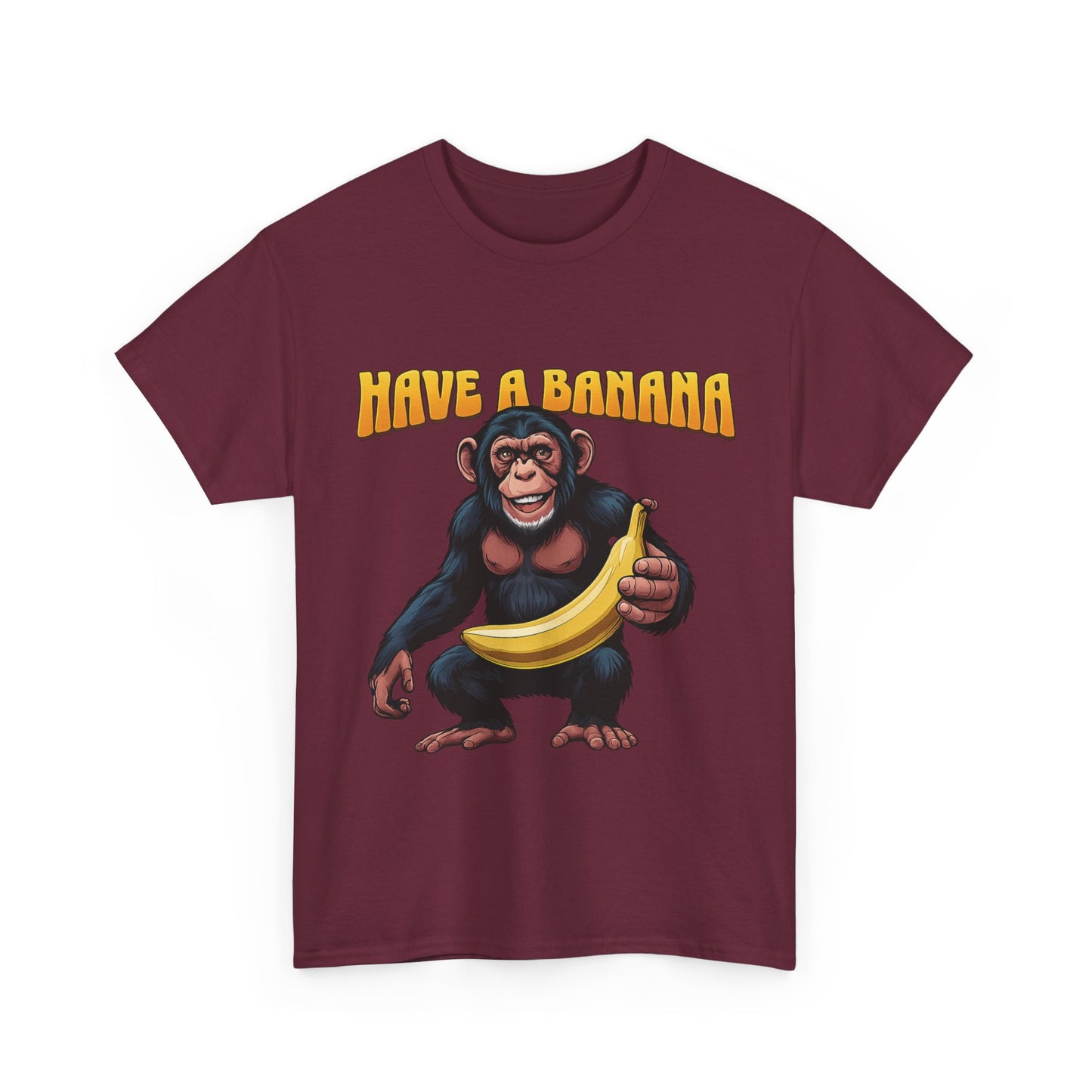 Have a Banana and Stress Less Unisex Heavy Cotton T-shirt