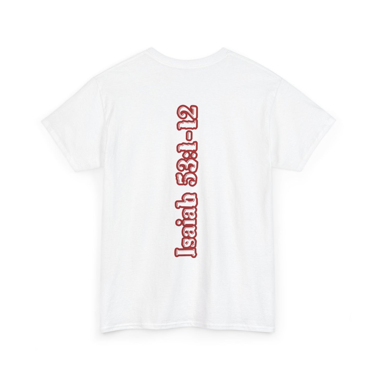 Isaiah 53:1-12 Cross Unisex Heavy Cotton Shirt