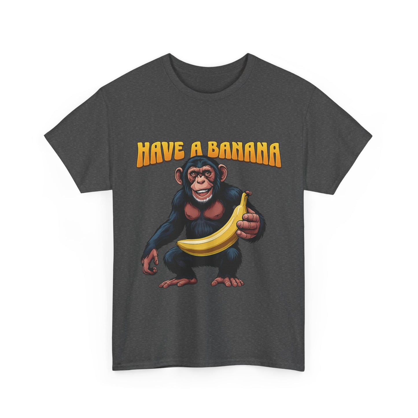 Have a Banana and Stress Less Unisex Heavy Cotton T-shirt