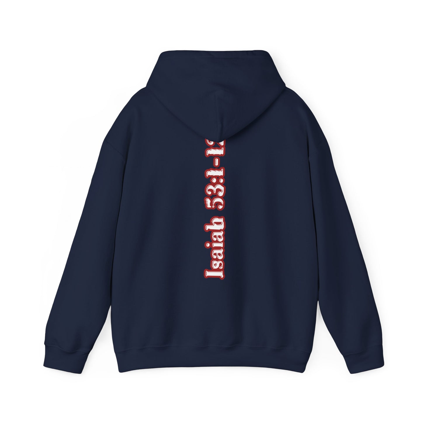 Isaiah 53:1-12 Cross Unisex Heavy Blend Hoodie