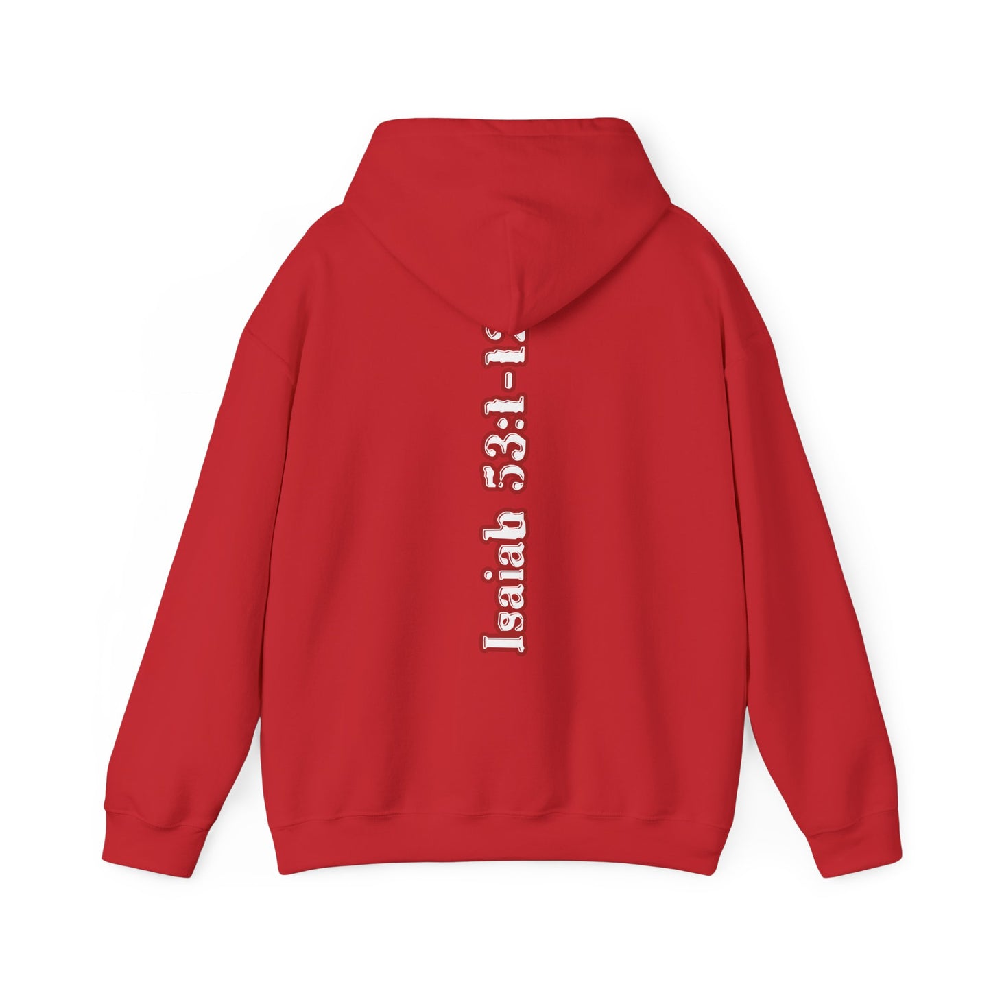 Isaiah 53:1-12 Cross Unisex Heavy Blend Hoodie