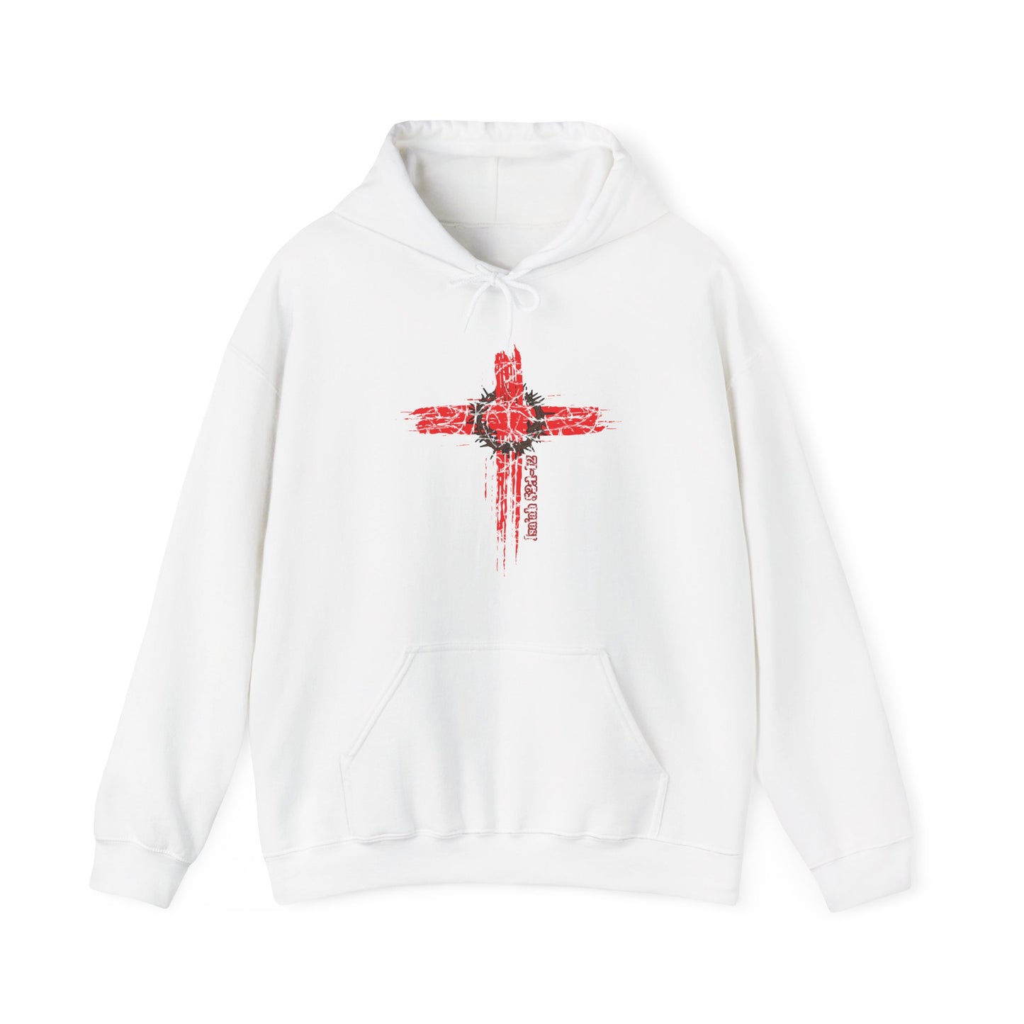 Isaiah 53:1-12 Cross Unisex Heavy Blend Hoodie