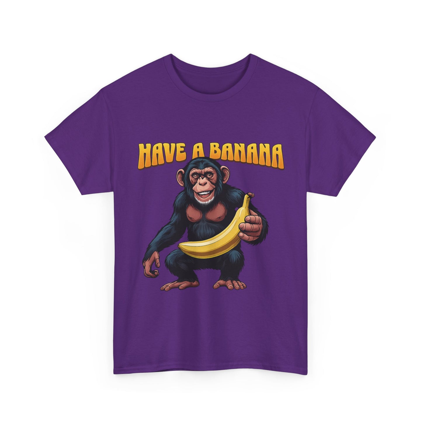 Have a Banana and Stress Less Unisex Heavy Cotton T-shirt