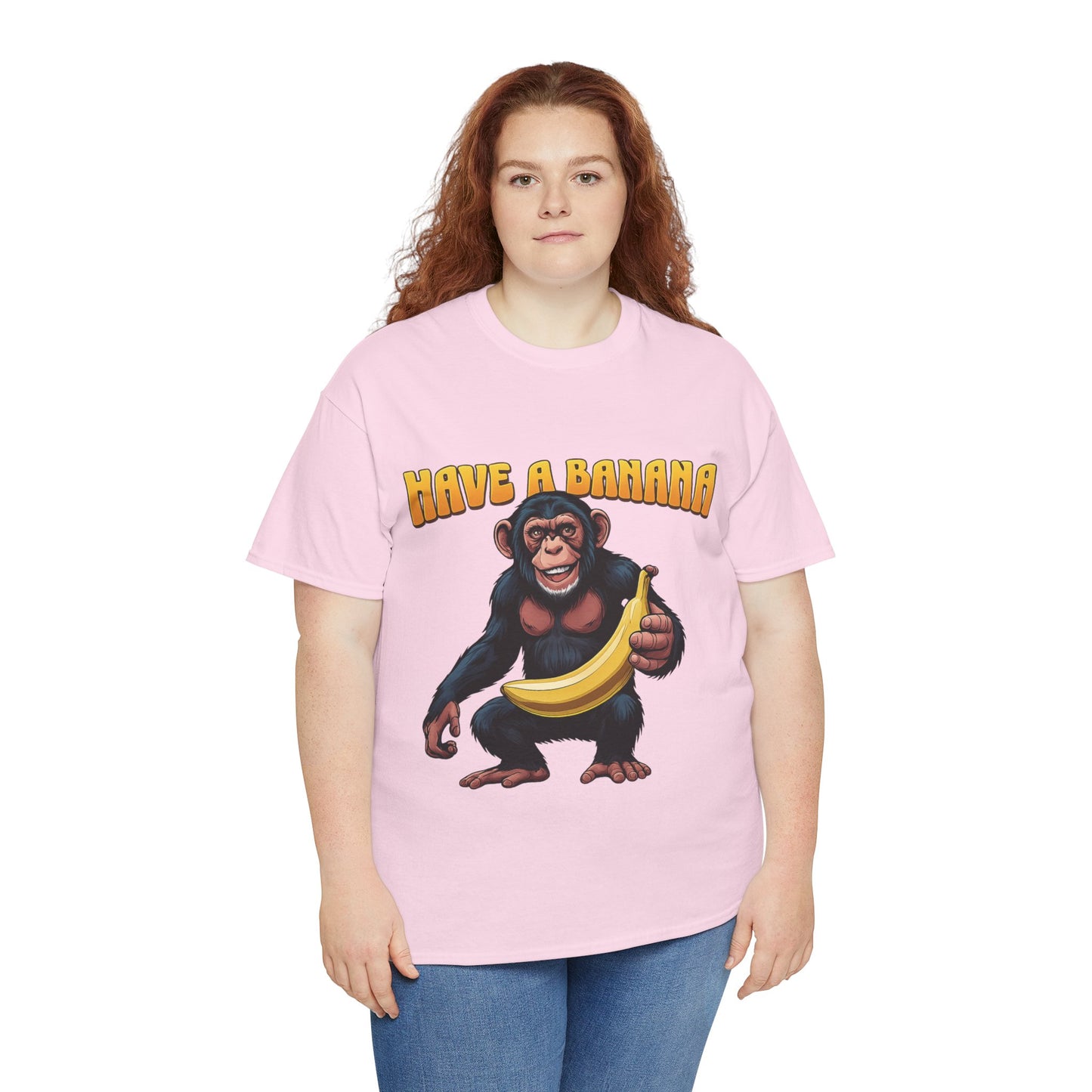 Have a Banana and Stress Less Unisex Heavy Cotton T-shirt