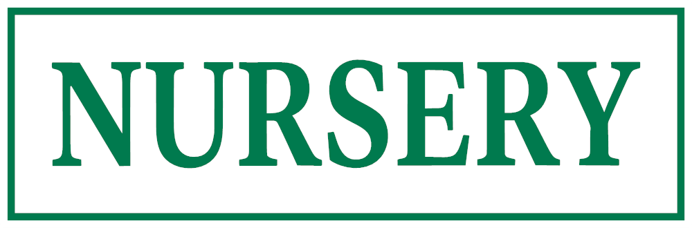 Nursery Sign — Green — 6x18 Corrugated Plastic