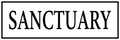 Sanctuary Sign — Black — Corrugated