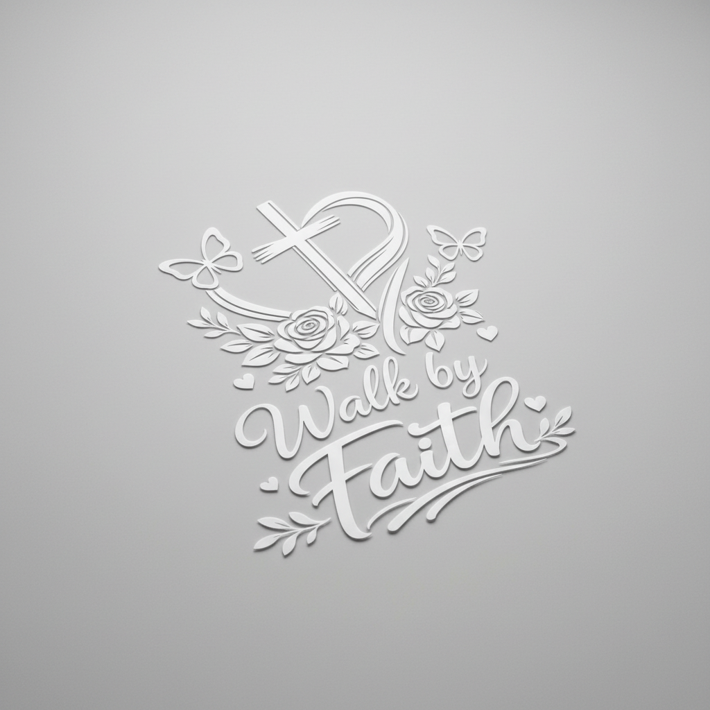Walk by Faith Decal
