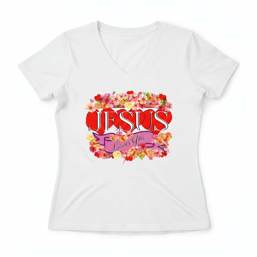 Jesus Loves You Flat Lay Mockup