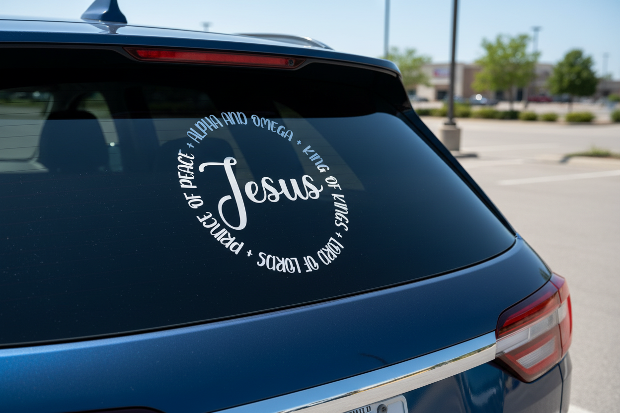 Names of God Vinyl Decal