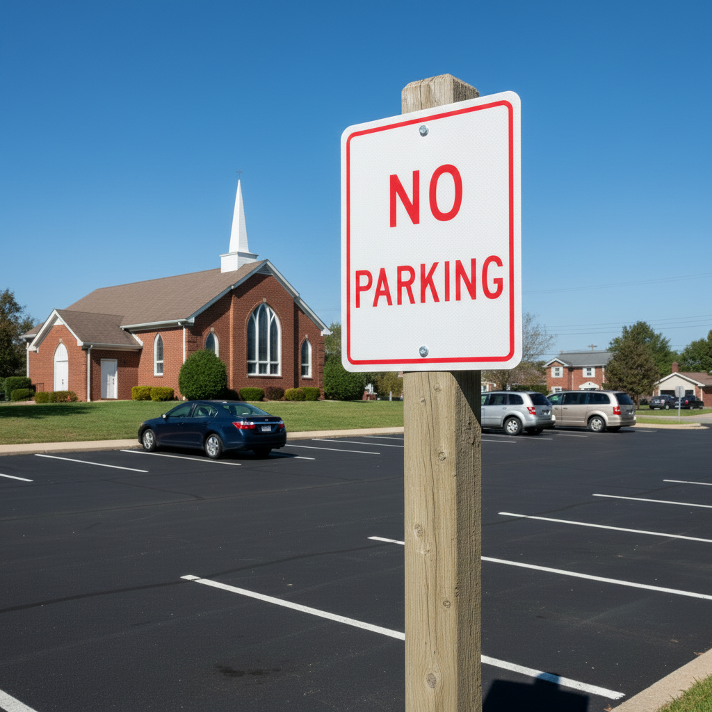 No Parking Sign 12x18 - Parking Lot