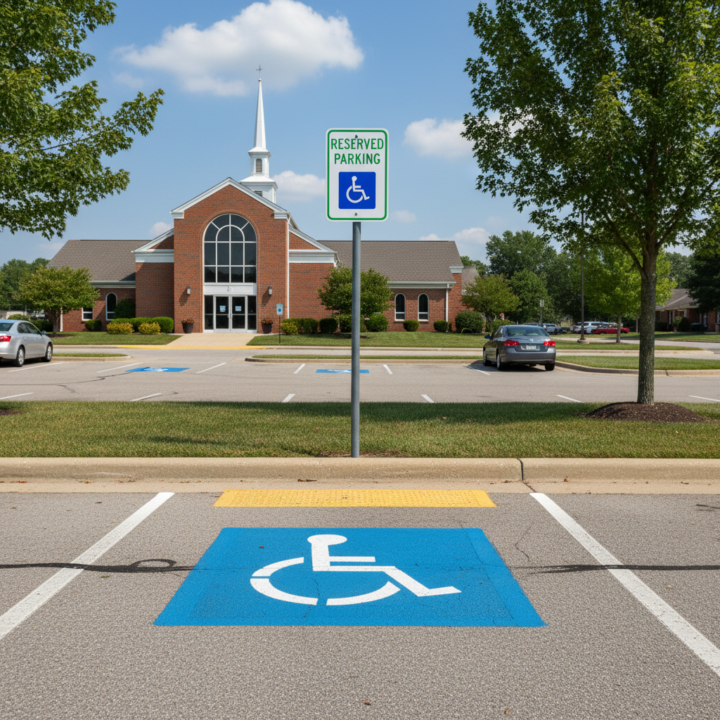 Reserved Parking Handicap - Parking Lot